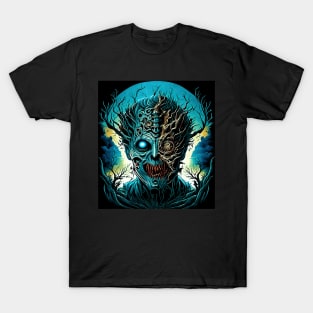 "Psychedelic Haunts: Unique and Colorful Halloween Horrors" T-Shirt